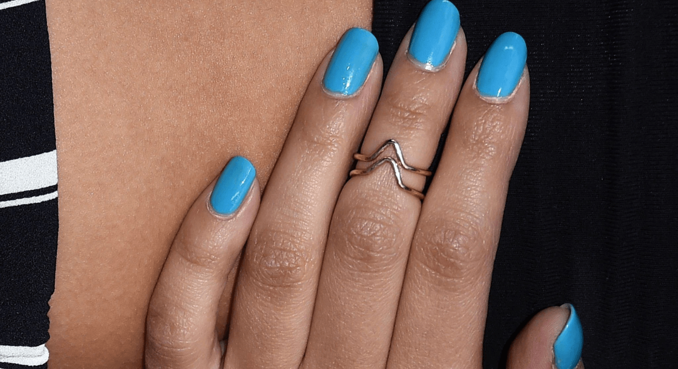 Light Blue Nails