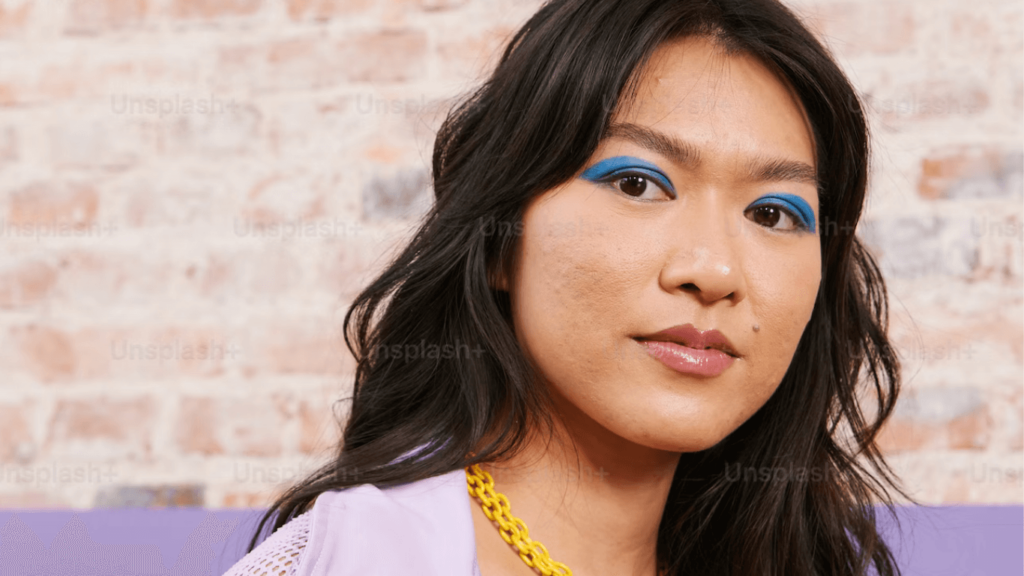 Green and Purple Eyeshadow