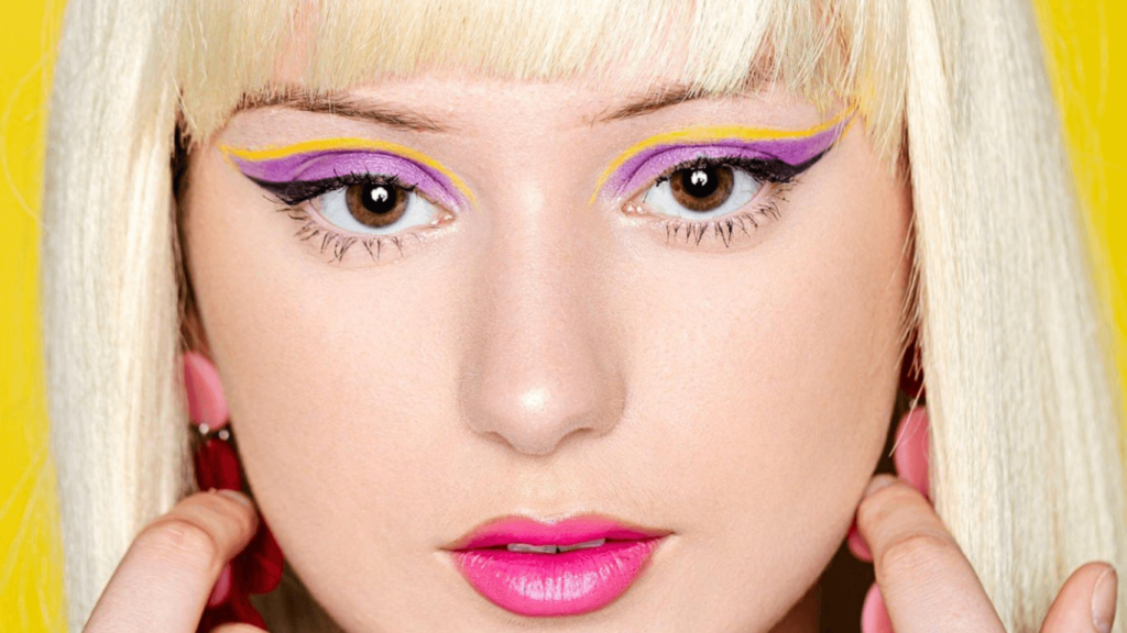 Pink and Purple Eyeshadow