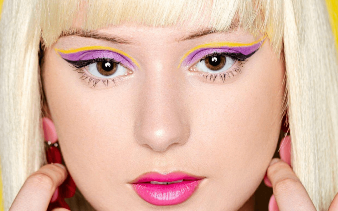Pink and Purple Eyeshadow