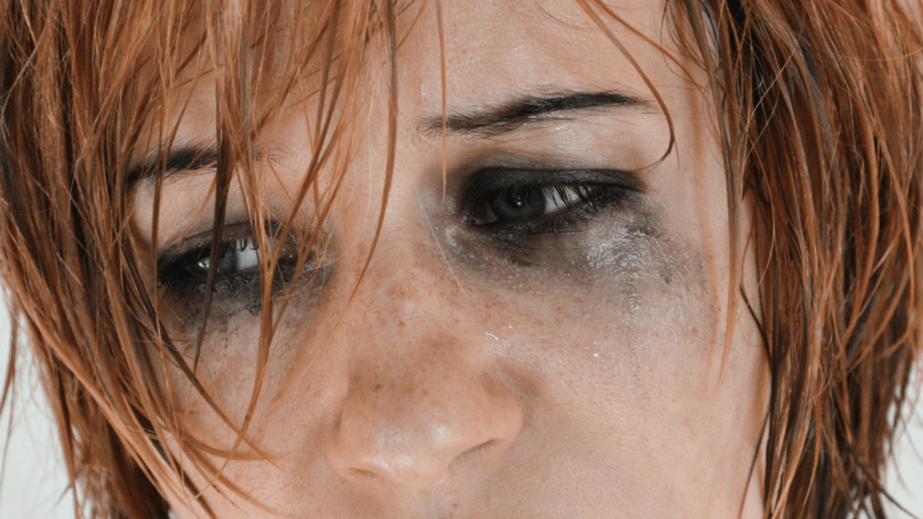 Runny Mascara Look
