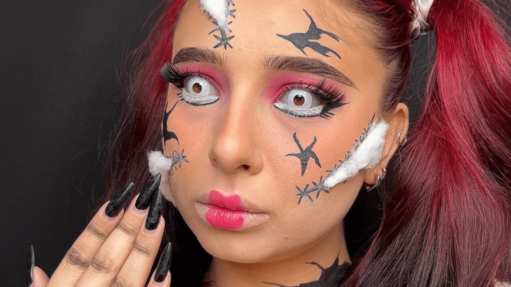Scary Doll Makeup