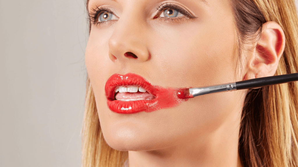 Smudged Lipstick