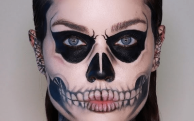 Darkness with Tate Langdon Skull Makeup