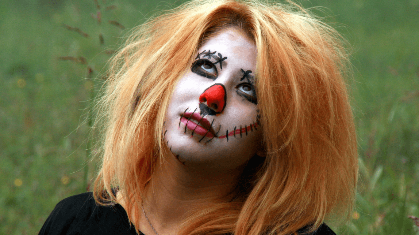 Voodoo Doll Makeup