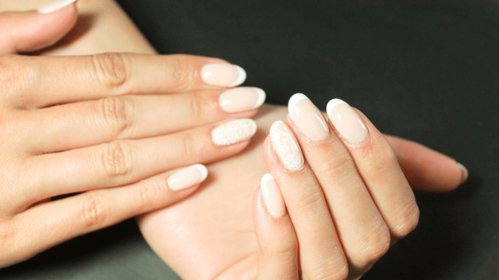 Two-Tone Ombre Almond Nails
