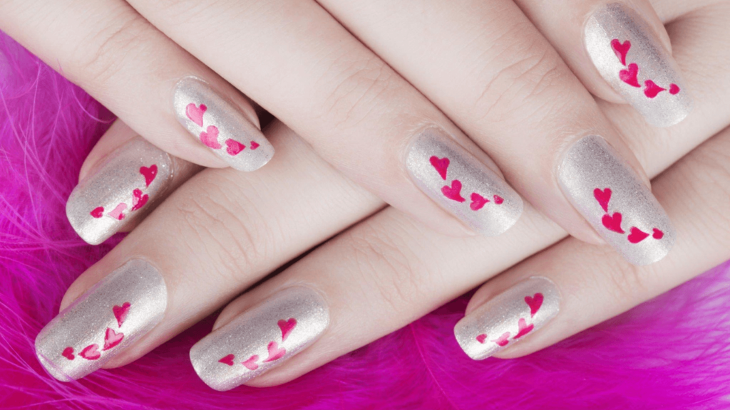 White Birthday Nails