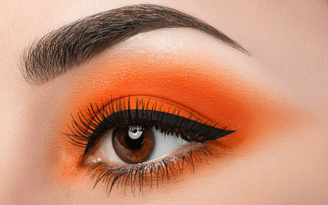 Black and Orange Eyeshadow