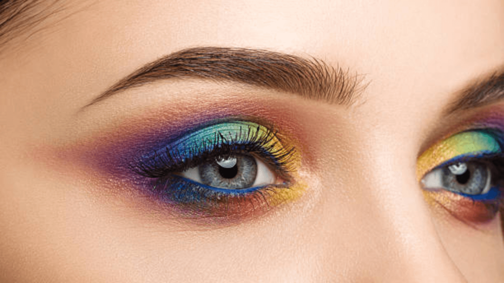 Blue and Green Eyeshadow
