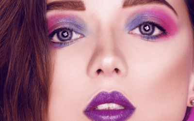 The Mesmerizing Blend of Blue and Purple Eyeshadow