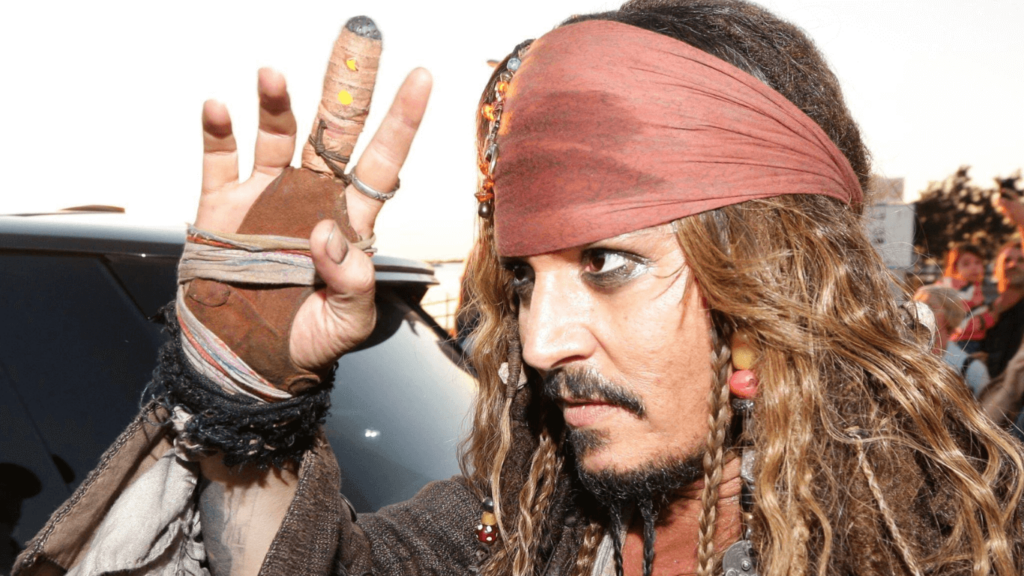 Makeup Inspired by Jack Sparrow