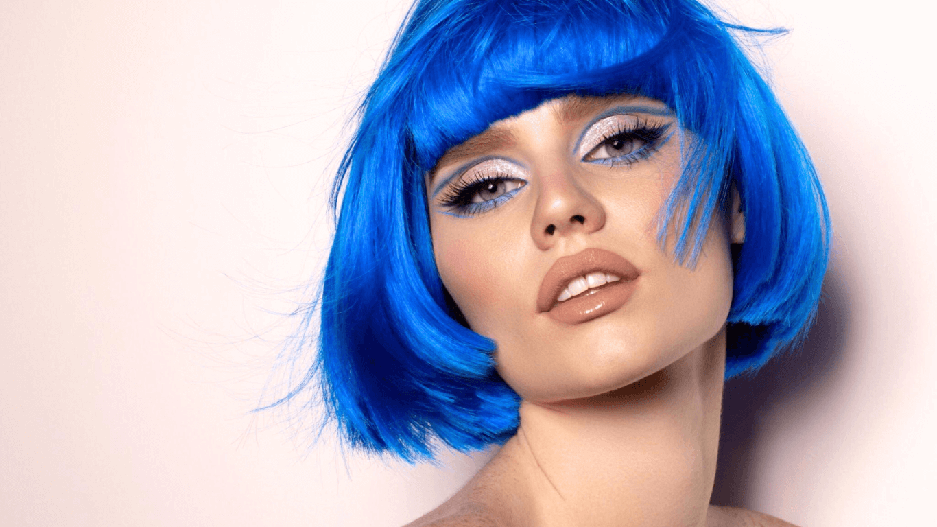 Blue Short Hair Styles