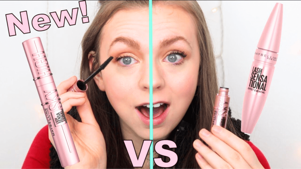 Sky High Mascara Cosmic Black vs. Blackest Black