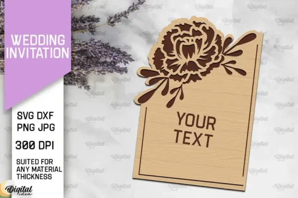 Wooden Wedding Invitation Bundle - Image 5