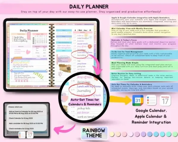 All In One Digital Planner 2025 2026 2027 - Image 3