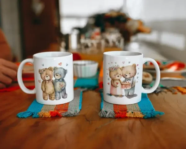 Couple Bears Clipart Valentines Day Love - Image 4