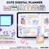 Undated Kawaii Daily Digital Planner - Image 2