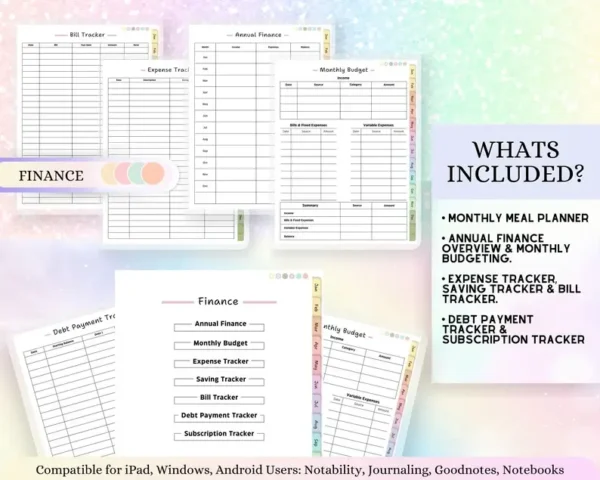 Cute Undated Digital Planner - Image 4