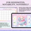 Undated Kawaii Daily Digital Planner - Image 6