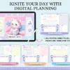 Undated Kawaii Daily Digital Planner - Image 4