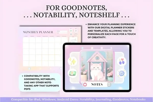 All-In-One Undated Digital Planner - Image 7