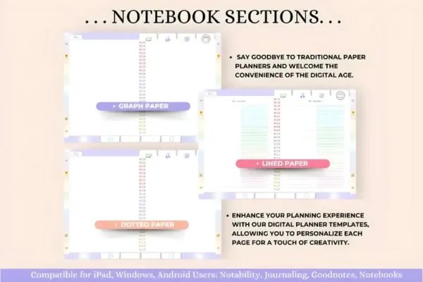 All-In-One Undated Digital Planner - Image 8