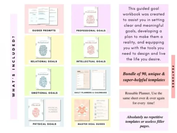 Goal Planning Workbook Self Development - Image 2