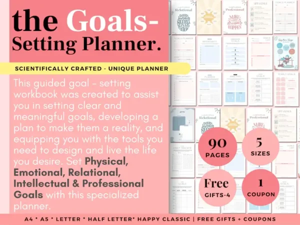 Goal Planning Workbook Self Development