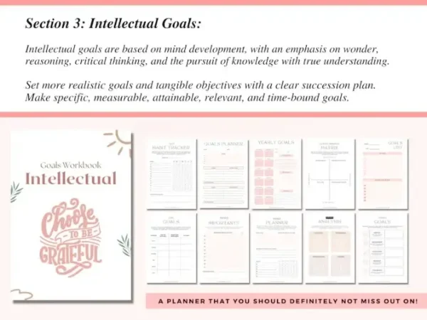 Goal Planning Workbook Self Development - Image 6