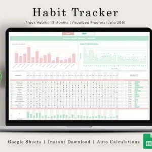 Habit Tracker Spreadsheet