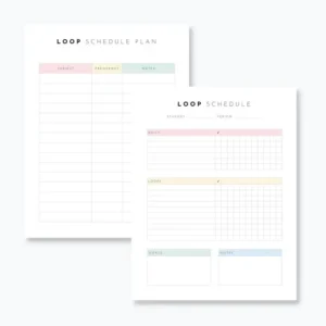 Homeschool Loop Schedule