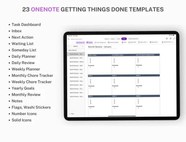 Onenote Digital Planner - Image 8