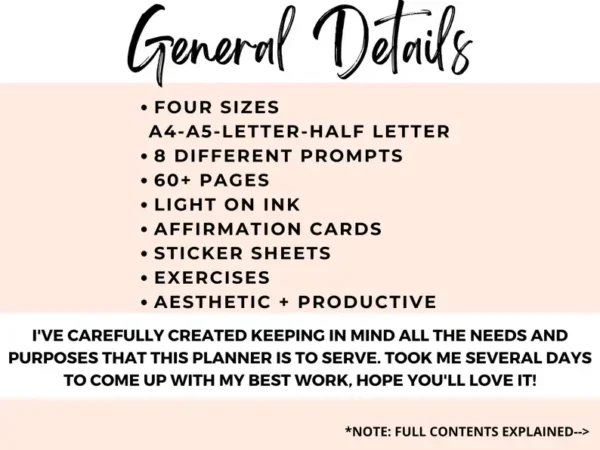 Mindfulness Printable Planner - Image 2