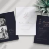 Modern Minimalist Wedding Events Card