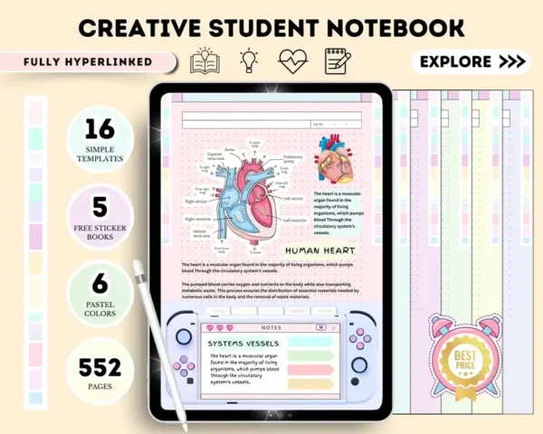 Portrait Digital Student Notebook - Image 3