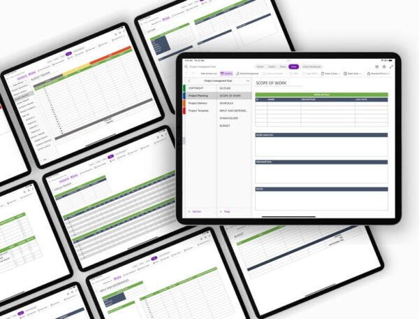Onenote Digital Project Planner - Image 7