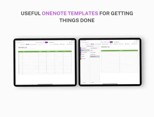 Onenote Digital Planner - Image 3