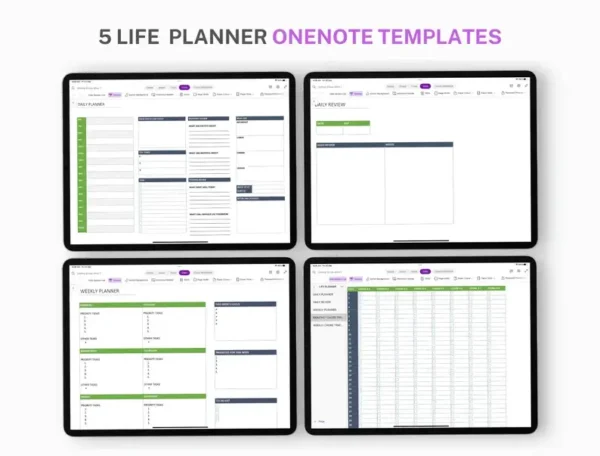 Onenote Digital Planner - Image 4