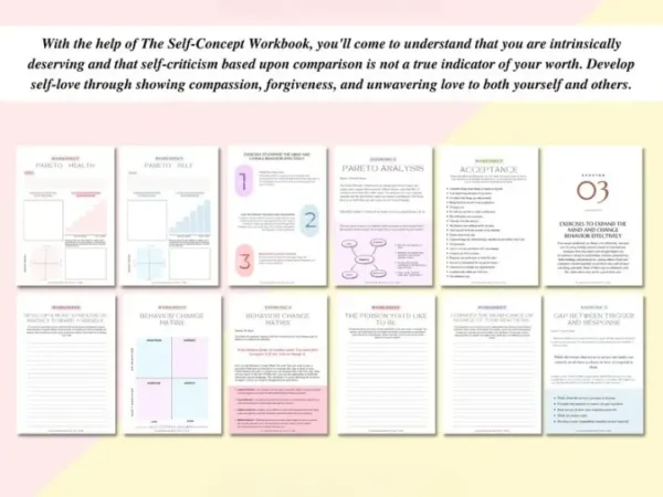 Self Esteem Worksheet Self Confidence - Image 7