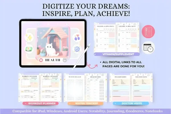 All-In-One Undated Digital Planner - Image 5