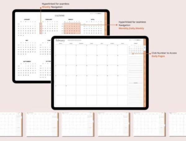 Weekly ADHD Digital Planner with Cleaning Schedule - Image 4