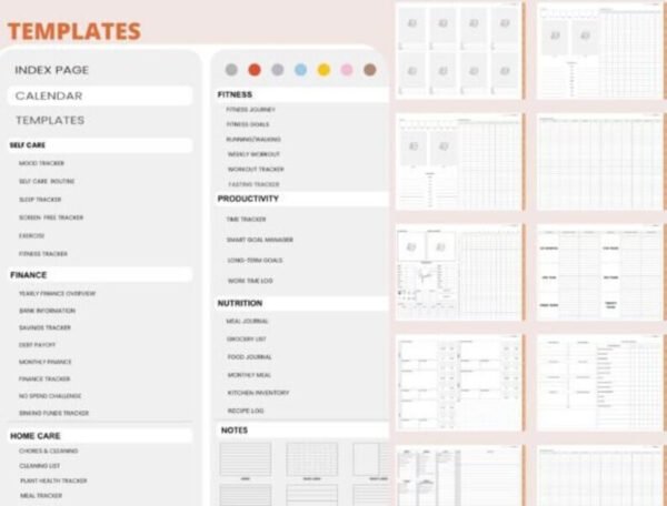 Weekly ADHD Digital Planner with Cleaning Schedule - Image 5