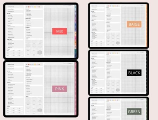 Weekly ADHD Digital Planner with Cleaning Schedule - Image 2