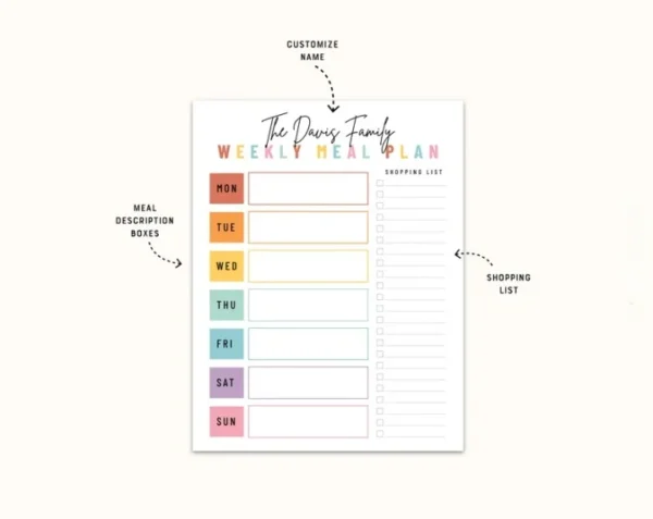 Weekly Meal Planner - Image 2