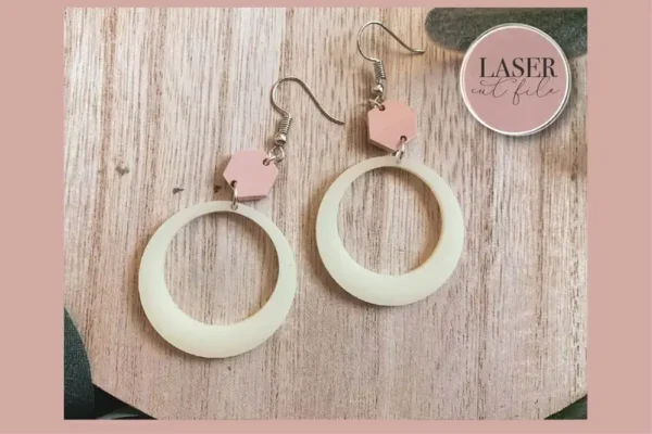 Acrylic Laser Cut Earrings