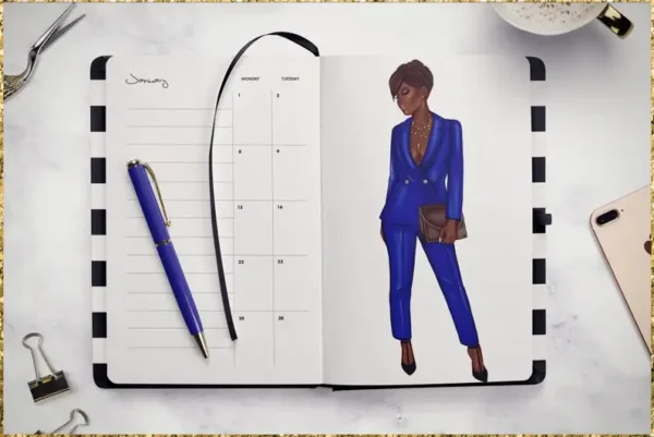 African American Girl Clipart - Image 6