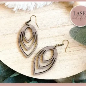 Boho Laser Earrings svg