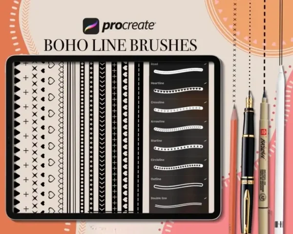 Boho Procreate Brushes - Image 3