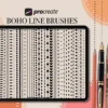 Boho Procreate Brushes - Image 2