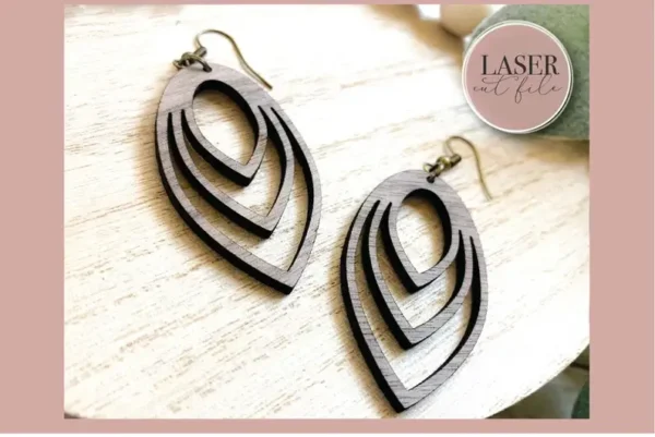Boho Laser Earrings svg - Image 3